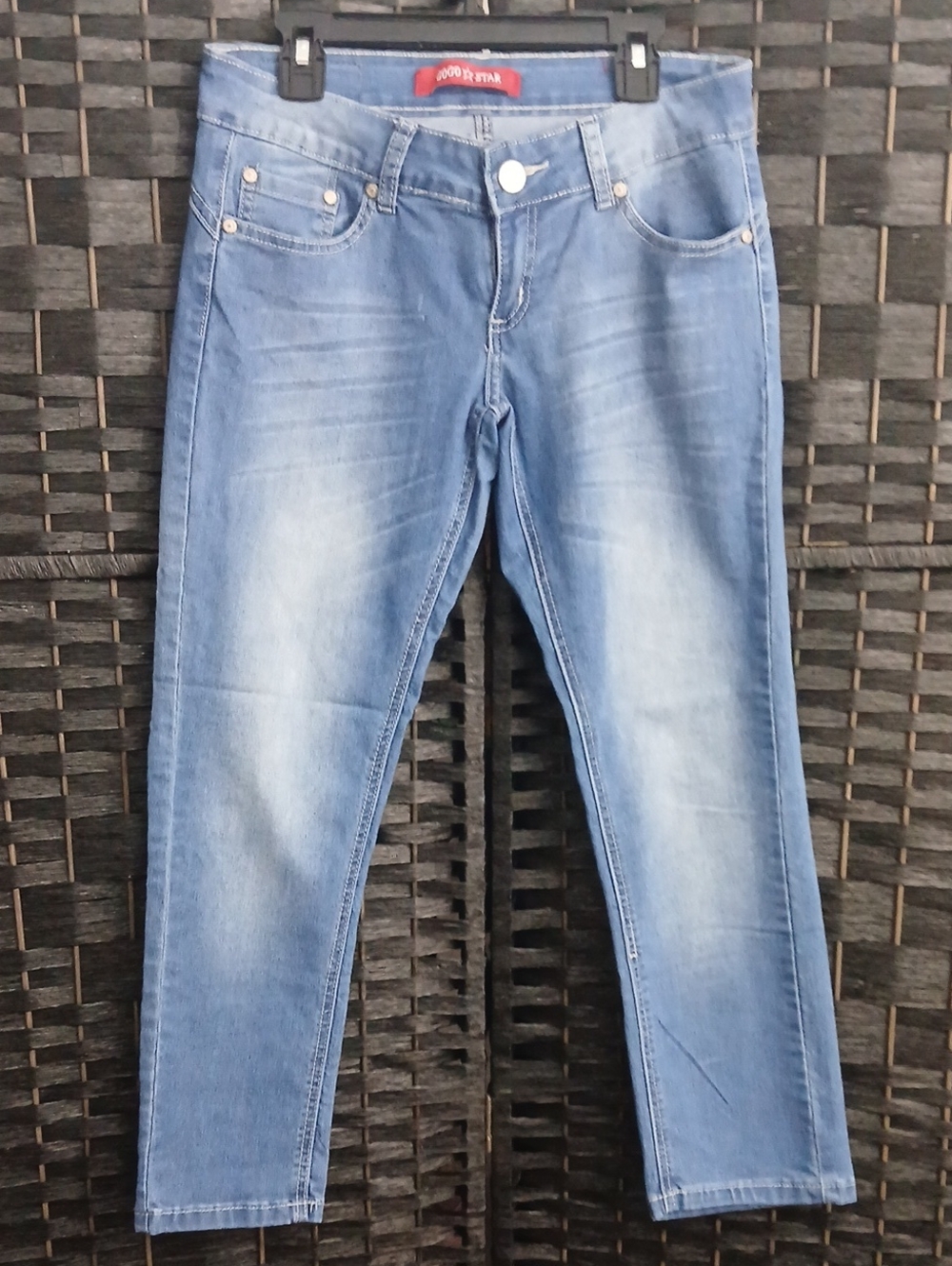 Gogo Star Light Blue Stretch Denim Jeans Juniors SZ 3